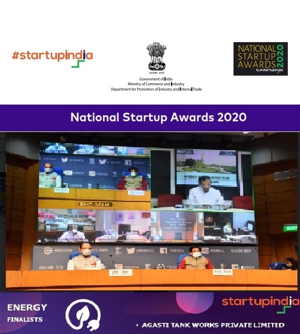 National Startup Awards 2020 Recognize as a Runner-up 